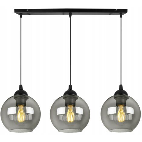 LAMPADA A SOSPENSIONE MODERNA ED ELEGANTE A SFERA DI VETRO