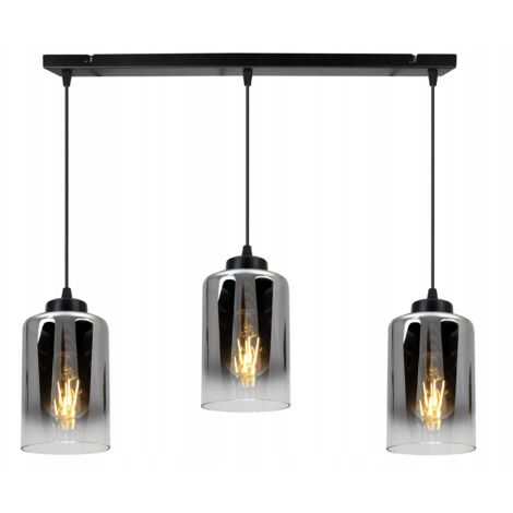 LAMPADA A SOSPENSIONE MODERNA ED ELEGANTE CON PARALUME IN VETRO