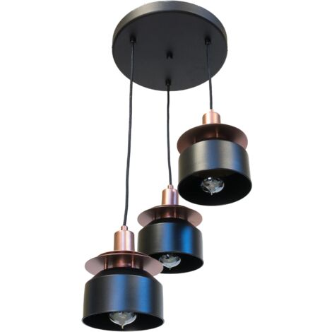Lampada a sospensione moderna industriale retrò Andromeda 2687/Z-B-3