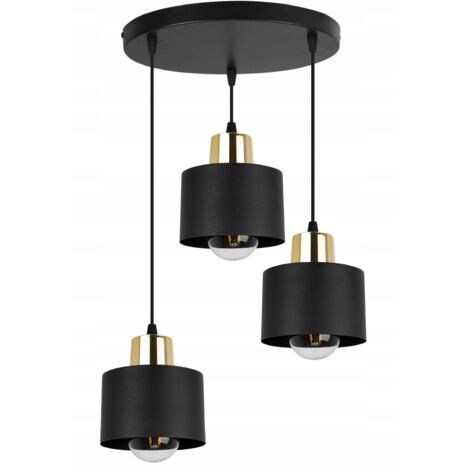 LAMPADA A SOSPENSIONE MODERNA LAMPADA A LED NERA
