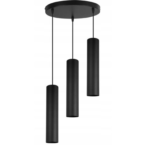 LAMPADA A SOSPENSIONE MODERNA LAMPADA A LED NERA