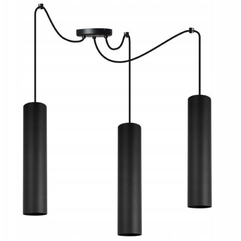 LAMPADA A SOSPENSIONE MODERNA LAMPADA A LED NERA