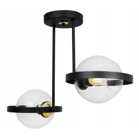 LAMPADA A SOSPENSIONE MODERNA LAMPADA AD ANELLO IN VETRO