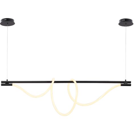 BARCELONA LED Lampada a sospensione moderna neon ondulato Corda - 360º - 45W