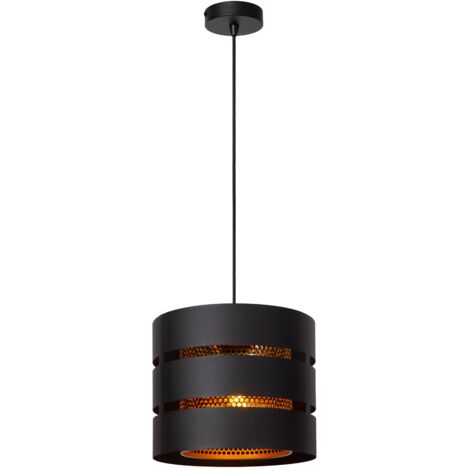 Lampada a sospensione moderna nero oro ROSAS E27 40W