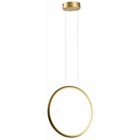 Lampada a sospensione moderna oro anello Ø33 LED 18W Ragi