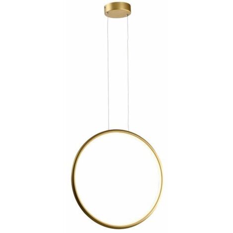 Lampada a sospensione moderna oro anello Ø43 LED 24W Reality