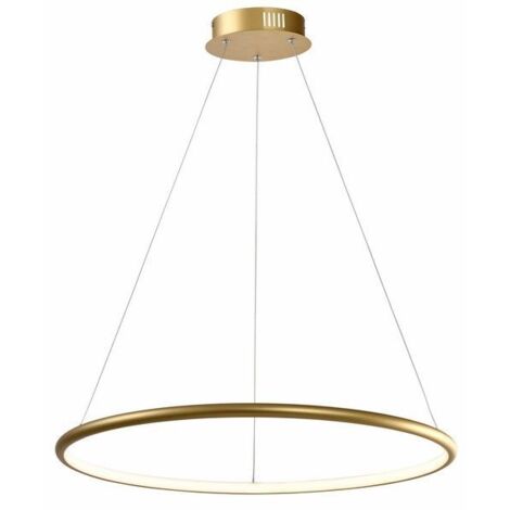 Lampada a sospensione moderna oro anello Ø62 LED 36W Reality