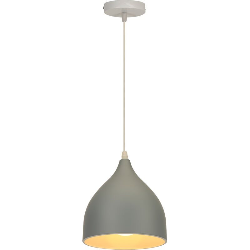 Image of Wottes - Lampada a Sospensione Moderna Nordica Interna Lampadario da Soffitto Metallo Regolabile Grigio