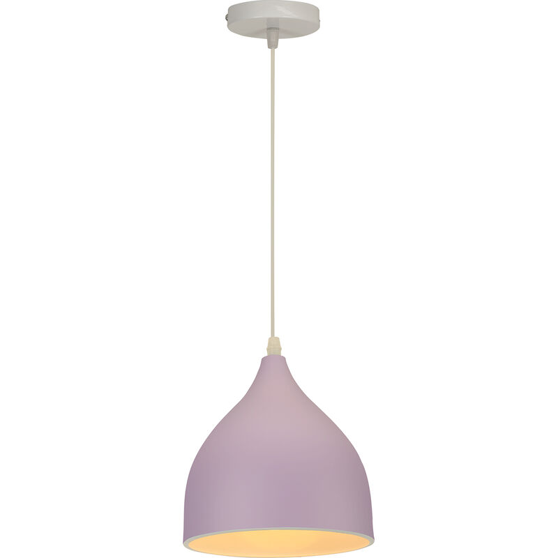 Image of Wottes - Lampada a Sospensione Moderna Nordica Interna Lampadario da Soffitto Metallo Regolabile Viola