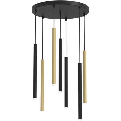 Lampada a sospensione MONZA OTTONE 7xG9 max 8W LED