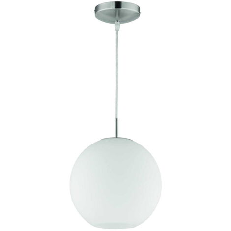 Lampada a sospensione MOON argento Ø25 E27 RL R30152507