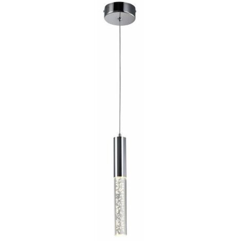 Lampada a sospensione Neda cromo LED 5W 4000K Reality