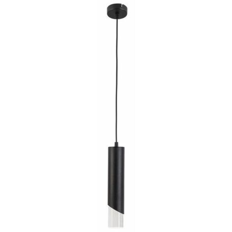 Lampada a sospensione nera industriale Hardin Reality E27