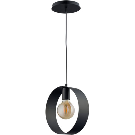 Lampada a sospensione nera moderna Happy Sigma E27