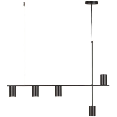 Lampada a sospensione nera moderna Vendo 5 GU10 Sigma