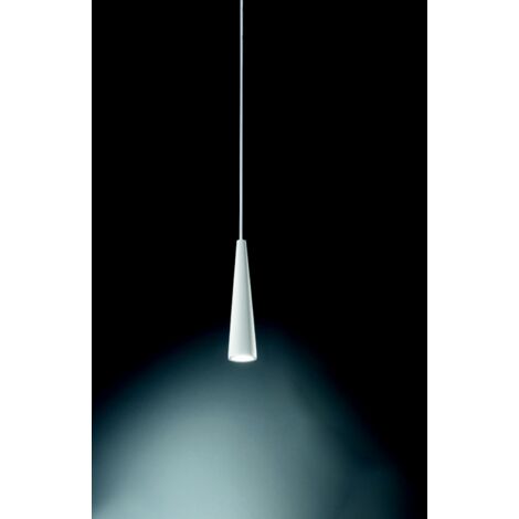Lampada a sospensione NOA D6 cm alluminio verniciato a polvere Bianco - Piccolo