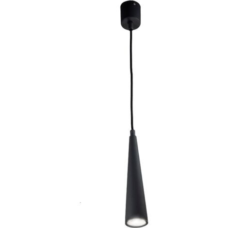 Lampada a sospensione NOA D6 cm alluminio verniciato a polvere Nero- Piccolo