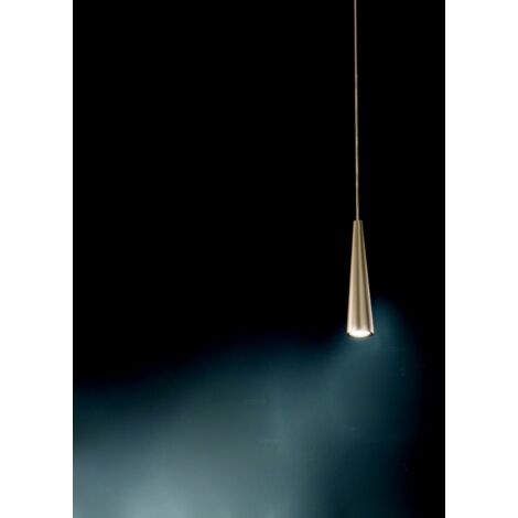 Lampada a sospensione NOA D6 cm alluminio verniciato a polvere Oro - Piccolo