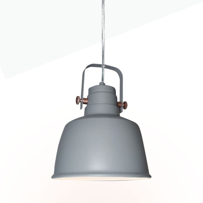 Image of Lampada a sospensione nordica kukka. - Grigio