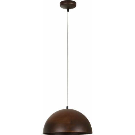 Lampada a sospensione Nowodvorski Hemisphere ruggine Ø34 cm