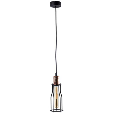 Lampada a sospensione Nowodvorski Workshop nera rame 6337
