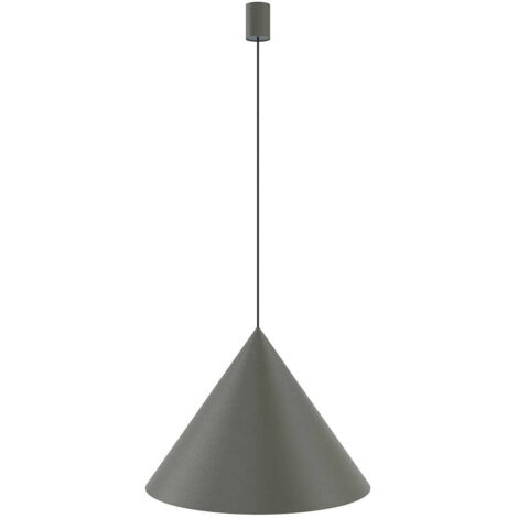 Lampada a sospensione Nowodvorski Zenith grigia Ø50 cm