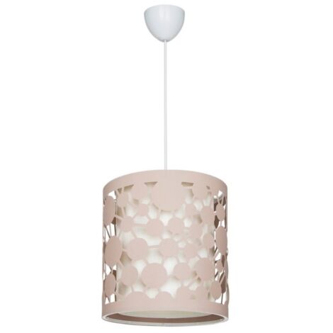 Lampada a sospensione paralume beige con intagli Summer ASZ1179