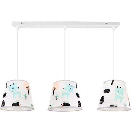 LAMPADA A SOSPENSIONE PER BAMBINI A SOFFITTO LOFT, PARALUME BAMBI