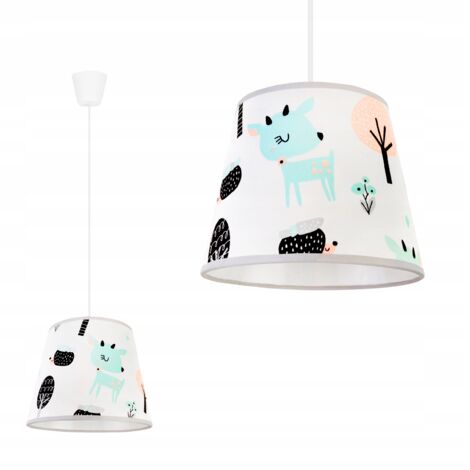 LAMPADA A SOSPENSIONE PER BAMBINI A SOFFITTO LOFT, PARALUME BAMBI