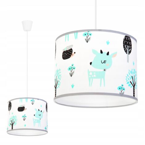 LAMPADA A SOSPENSIONE PER BAMBINI A SOFFITTO LOFT, PARALUME BAMBI