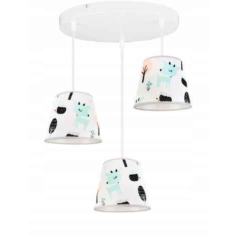 LAMPADA A SOSPENSIONE PER BAMBINI A SOFFITTO LOFT, PARALUME BAMBI