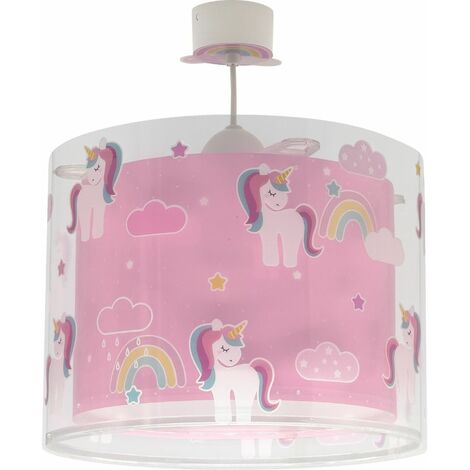 Lampada A Sospensione Per Bambini Unicorns