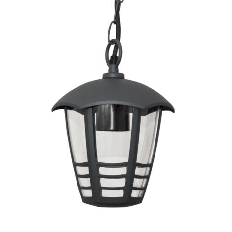Lampada a sospensione per esterni Terva 1xe27 Ip44 Antracite de FABRILAMP.