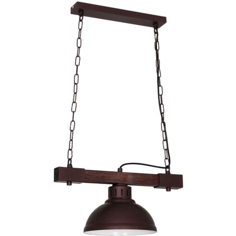 Lampada a sospensione per interni HAKON in legno ideale sopra il tavolo da pranzo cucina