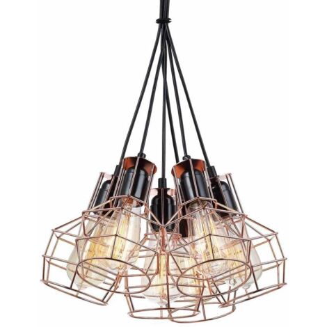 Lampada a sospensione Perifo MDM22726 BKCOP Italux