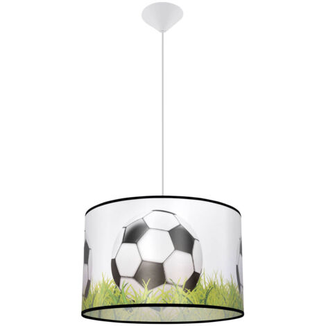 Lampada a sospensione Piłka bianco/nero/verde 40x82x40cm Sollux