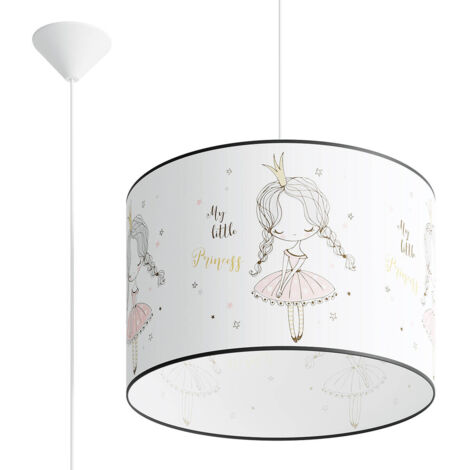 Lampada a sospensione Princess multicolore 40x95x40cm Sollux