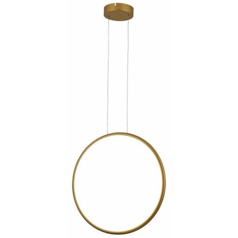 Lampada a sospensione Ragi anello oro Ø50 LED 28W Reality