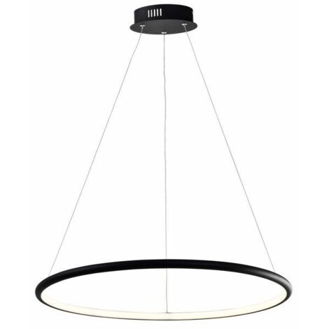 Lampada a sospensione Ragi Reality anello nero Ø62 LED36W