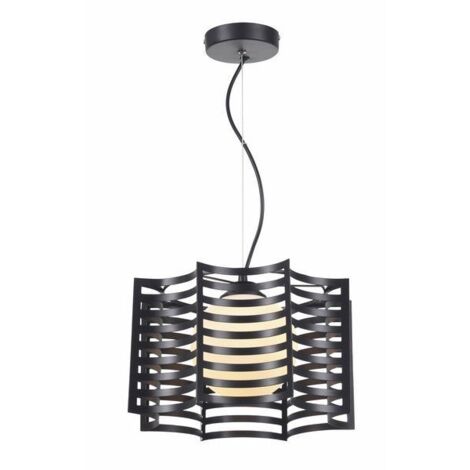 Lampada a sospensione Reality Laria nera Ø30 E27 40W