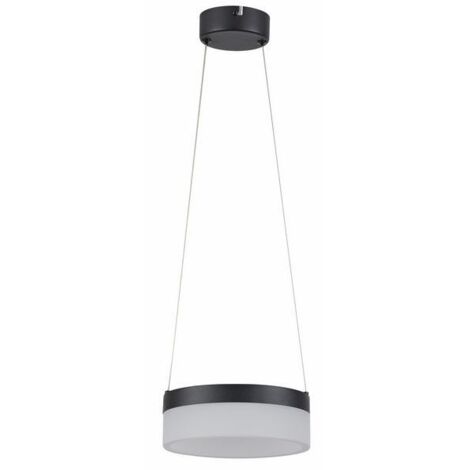 Lampada a sospensione Reality Nicki Ø20 nera LED 12W