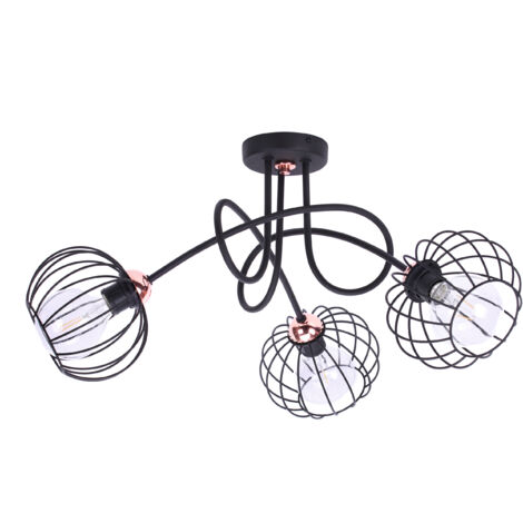 Lampada a sospensione RETRO LOFT originale, filo di rame