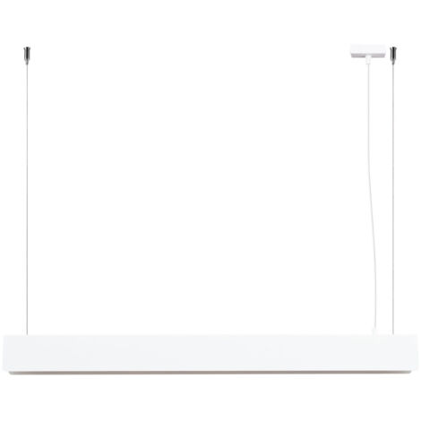 Lampada a sospensione rettangolare bianca SPARK 1xG13 8.5W SL.1394 Sollux Lighting