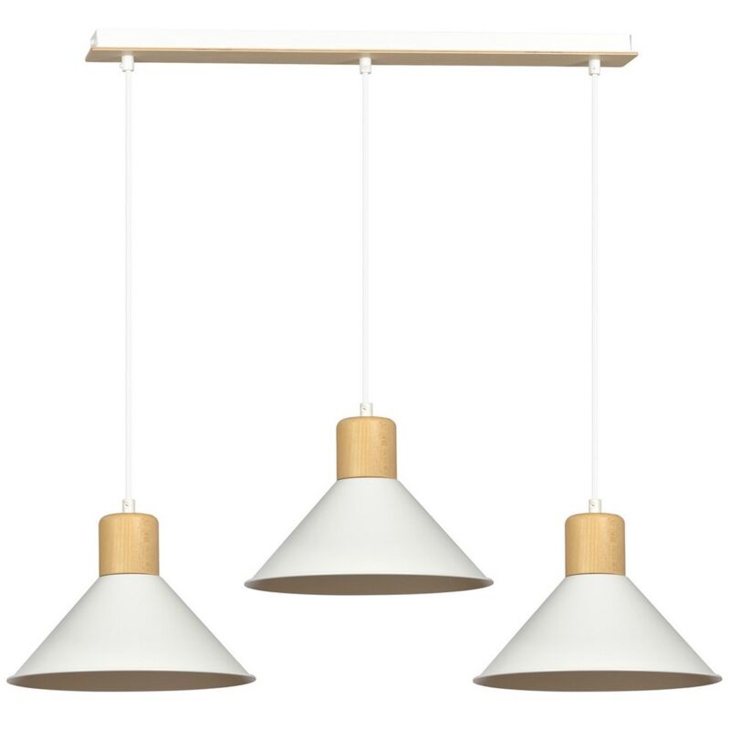 Lampada a Sospensione Reven, Acciaio verniciato a