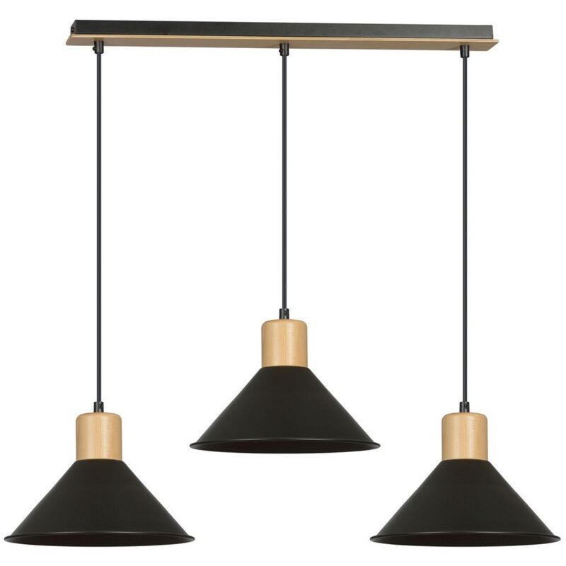 Lampada a Sospensione Reven, Acciaio verniciato a