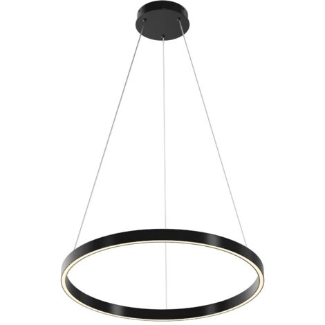 Lampada a sospensione ring LED 36W nero/bianco Maytoni