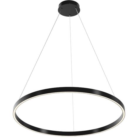 Lampada a sospensione ring LED 51W nero/bianco Maytoni