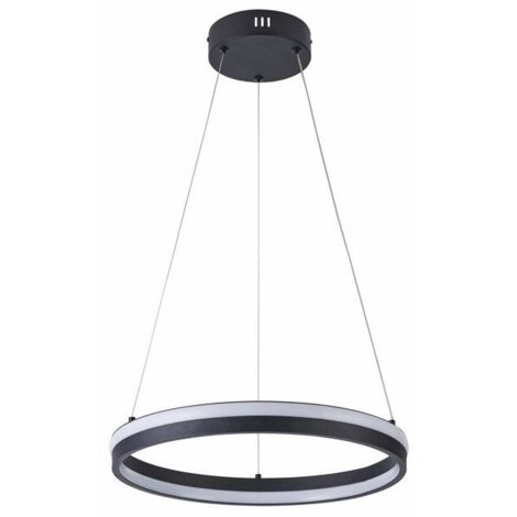 Lampada a sospensione Ring nera Ø40 LED 32W Proxima Reality