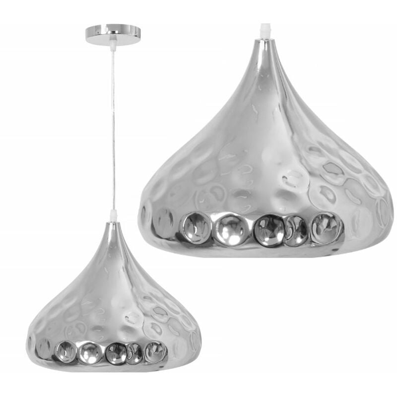 Lampada a sospensione rispecchiata Silver